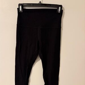 Ribbed black align leggings